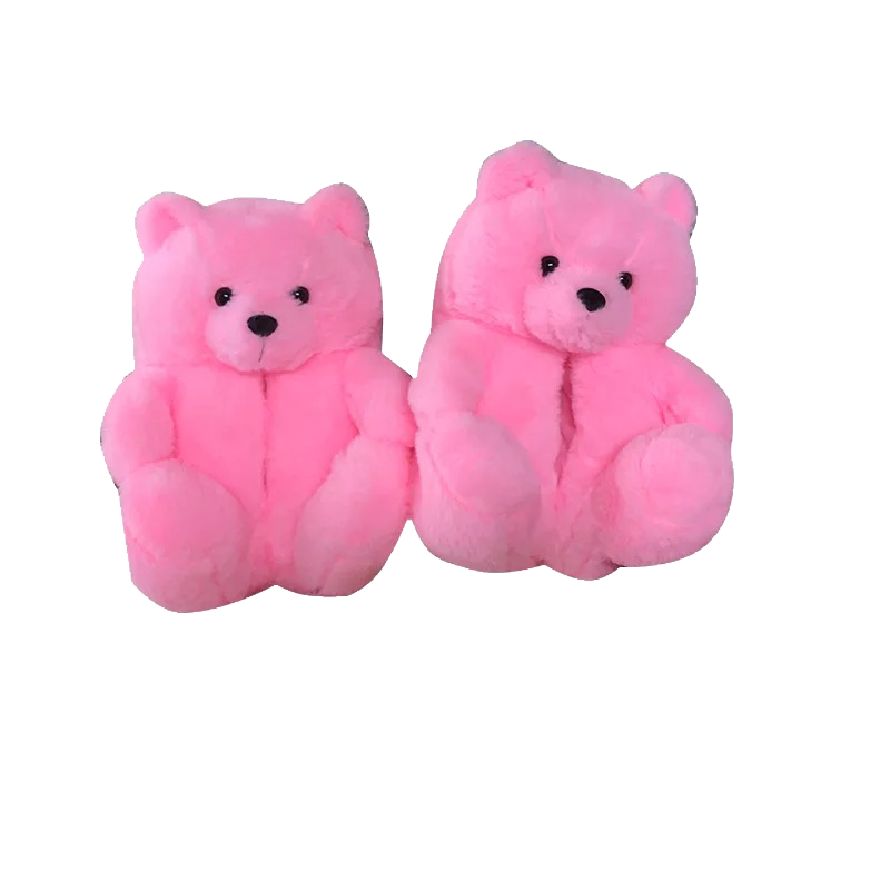 Light Pink - Teddy Bear Slippers