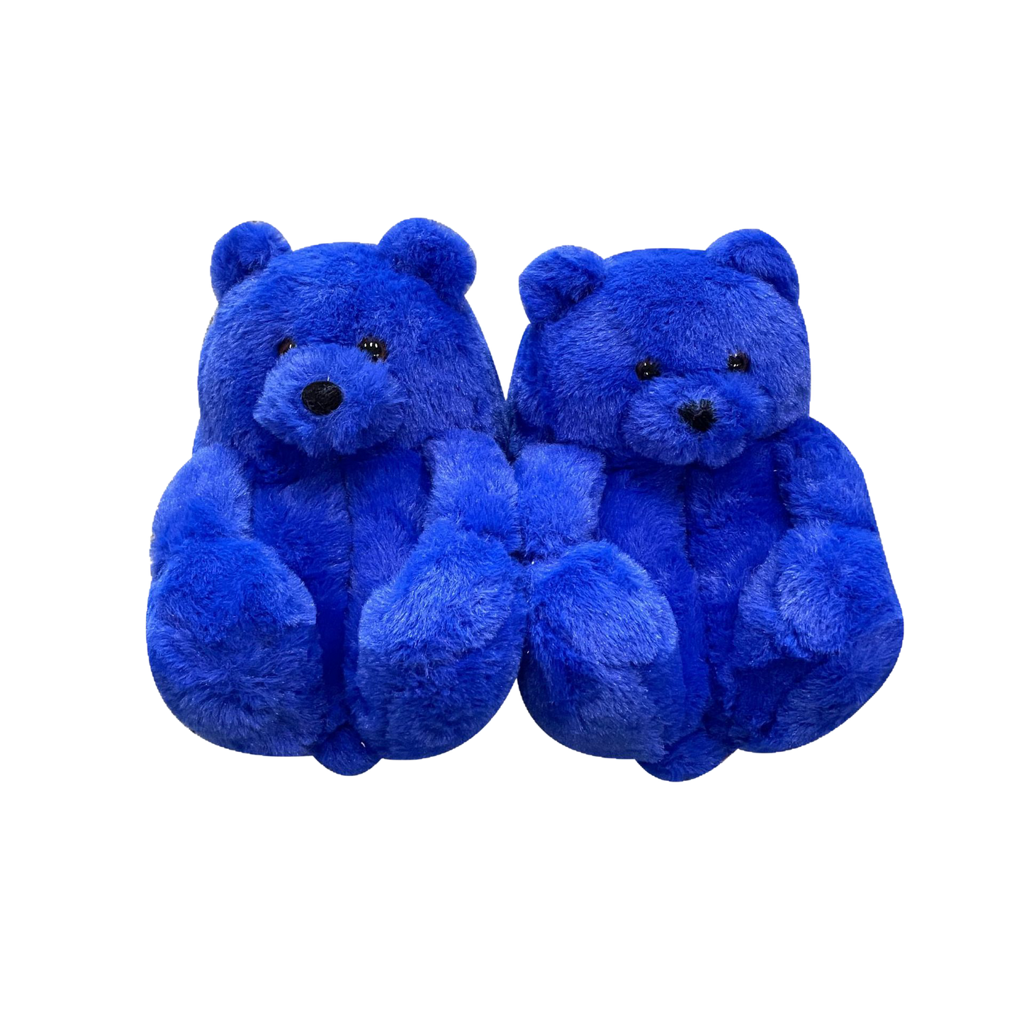 Royal Blue - Teddy Bear Slippers