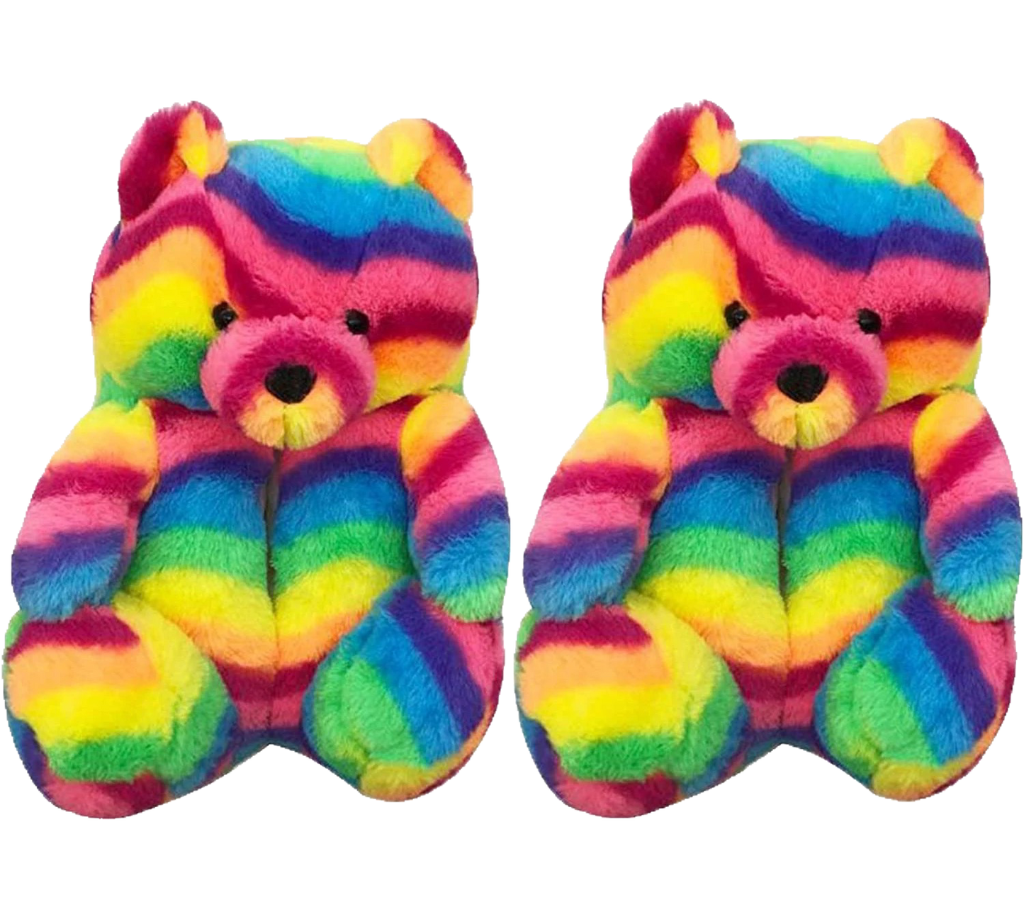 Rainbow - Teddy Bear Slippers